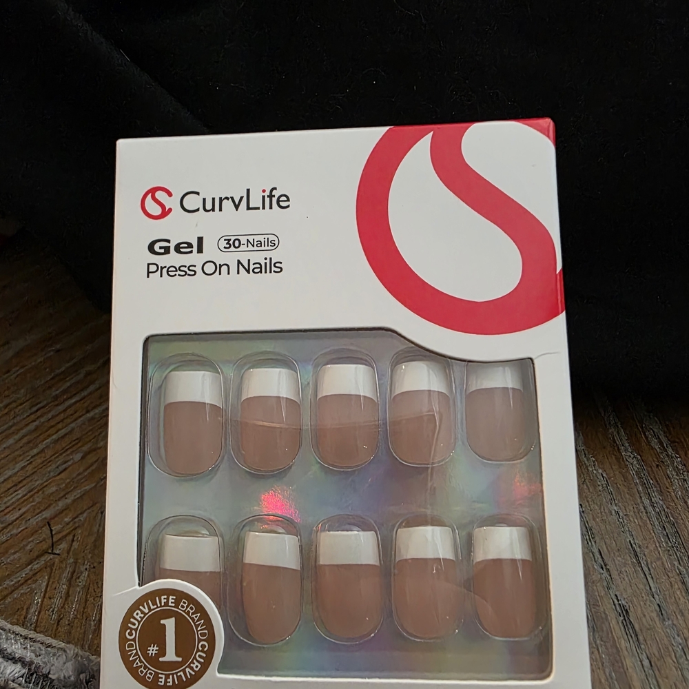 Gel Press On Nails - Brown